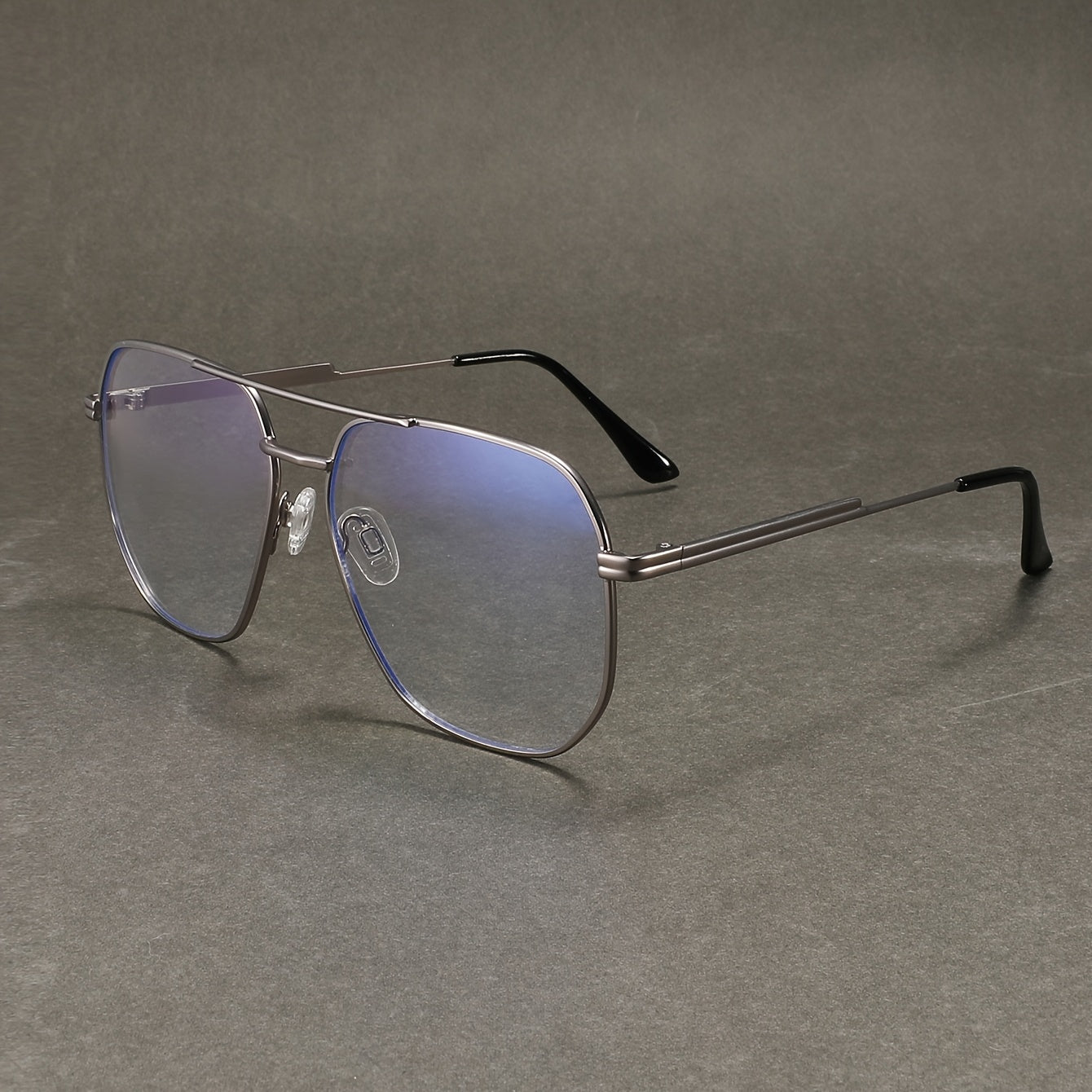 Computer Glasses for Men and Women, Unisex Design, Metal Frame Computer Glasses, Large-sized Glasses