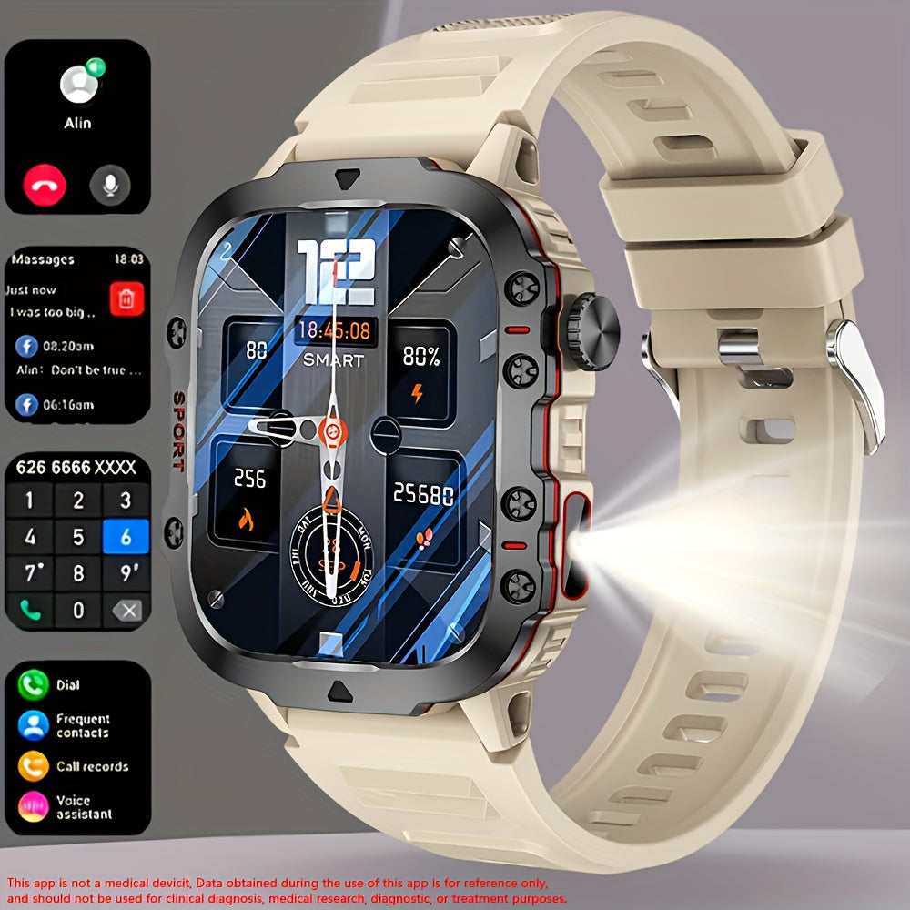 New Smart Watch for Men and Women - Wireless Calling/Texting/Multiple Sports Modes/Remote Camera Control/Fitness Tracker, Compatible with iPhone and Android, USB Charging, Smart Connectivity, Modern Style, Clear Screen Displa