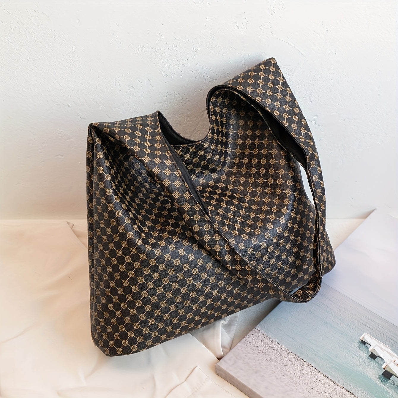 Sac Femme – Sac Hobo Tendance Couleur Unie, Sac à Main Décontracté