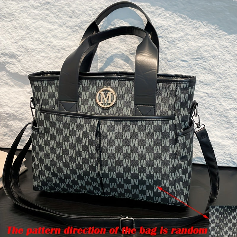 Sac à main femmes bandoulière logo M fermeture éclair detachable