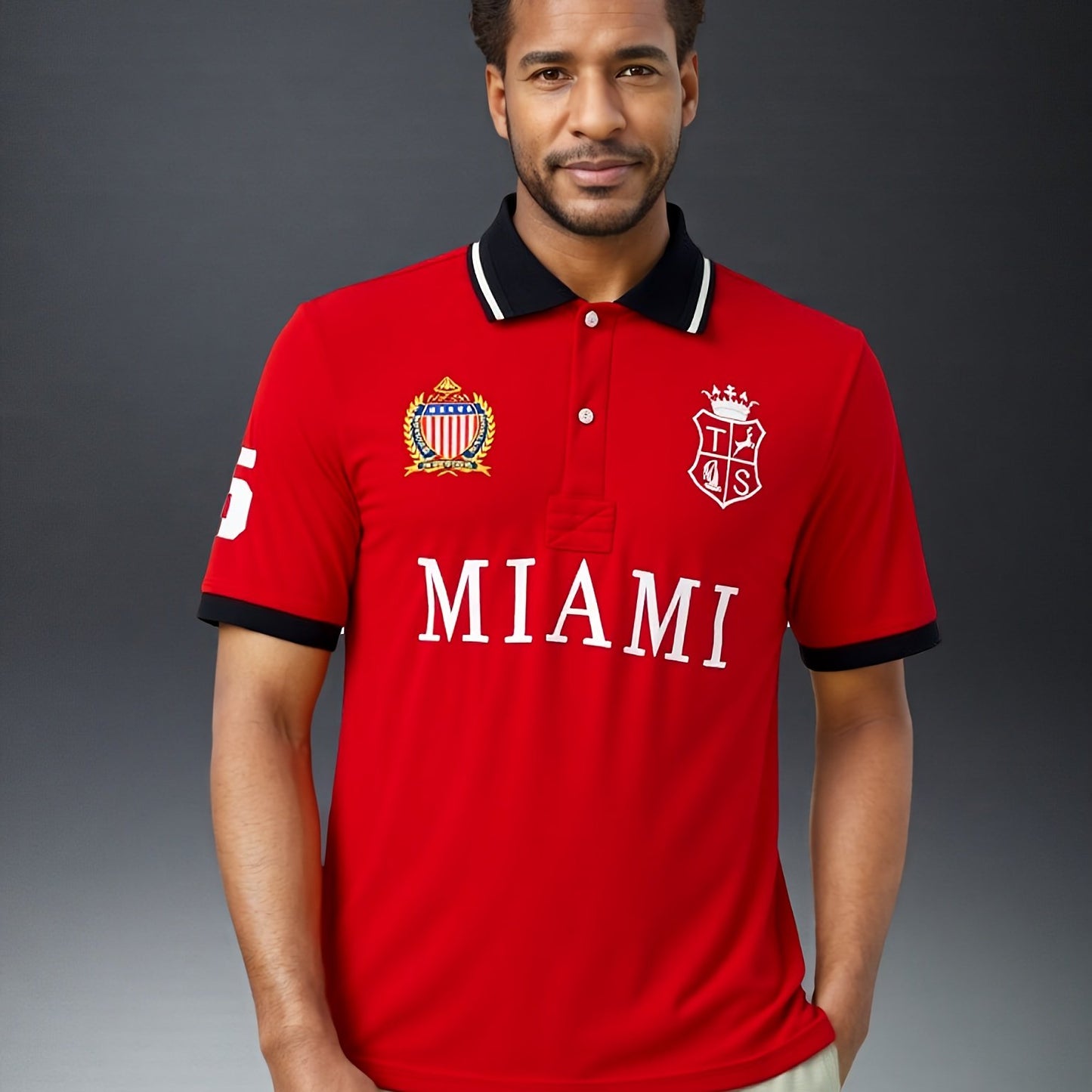 Border British Royal Casual Fashion Shirt, American Miami Solid White High-Quality Natural Fabric Soft Comfortable Non-Fading No Shrinkage Anti-Pilling Slimming Stretch Breatha