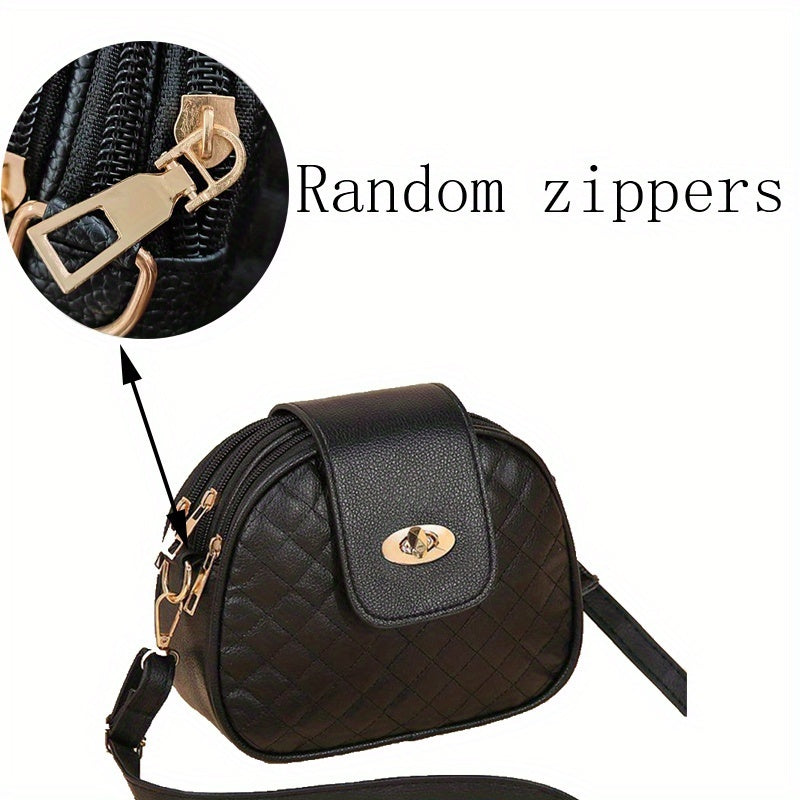 Sac Bandoulière Homme & Femme – Bandoulière Ajustable et Quincaillerie Dorée, Multiples Compartiments avec Fermeture Éclair, Parfait pour Sorties Décontractées et Événements Formels, Sac à Épaule Stylé avec Finitions Dorées