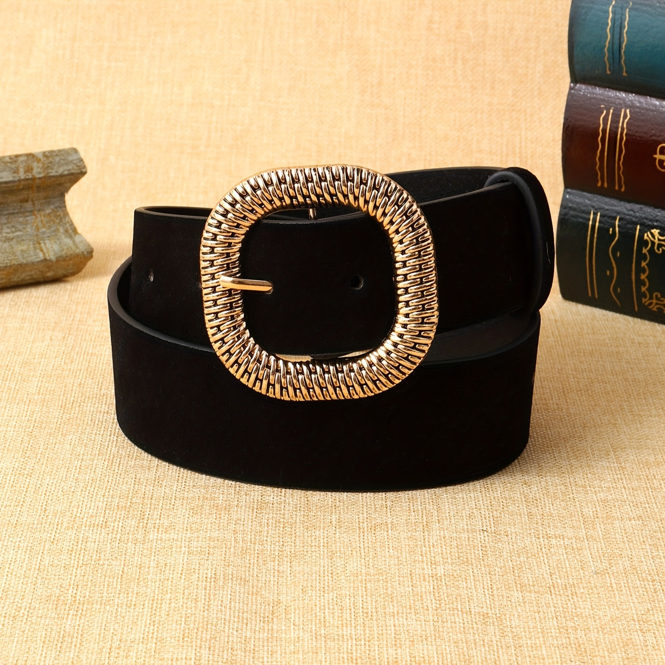 1 lot de 3 ceintures rétro simples et polyvalentes pour femmes – Idéales pour le travail, les sorties ou les passionnées de style, ensemble tendance en PU et suède