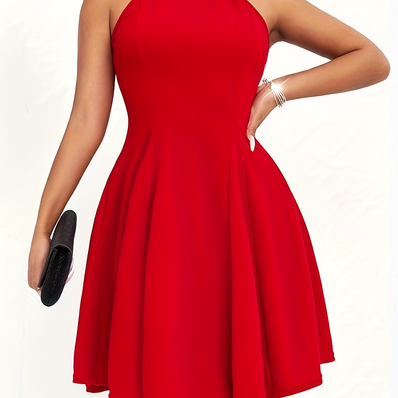 Robe péplum élégante pour femme, dos nu, sans manches, noire, robe de soirée d'été à ourlet volanté, idéale pour les événements formels | Robe à ourlet volanté | Dos nu