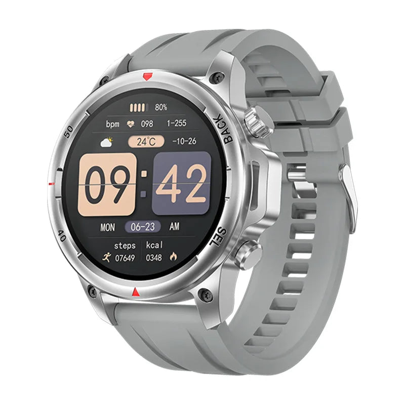 Montre Connectée Outdoor 2024 – Avec Lampe Torche, Suivi Santé & Fréquence Cardiaque, NFC – Modèle DK68 Femme