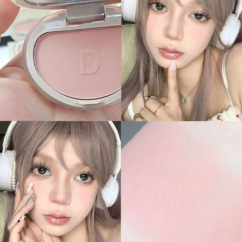 Blush Monochrome Miel — Poudre et Crème, Haute Brillance, Éclat Naturel, Fixe la Couleur, Blush Visage