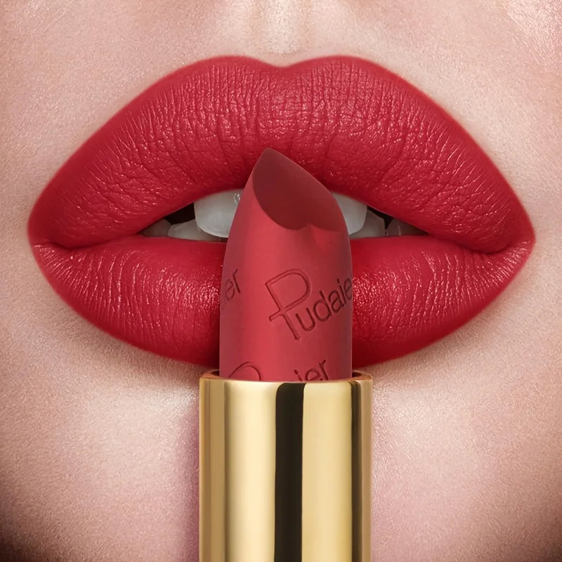 Rouge à lèvres velours mat – Waterproof et résistant à la transpiration | Application facile et portable | Gloss pratique pour un maquillage lèvres parfait