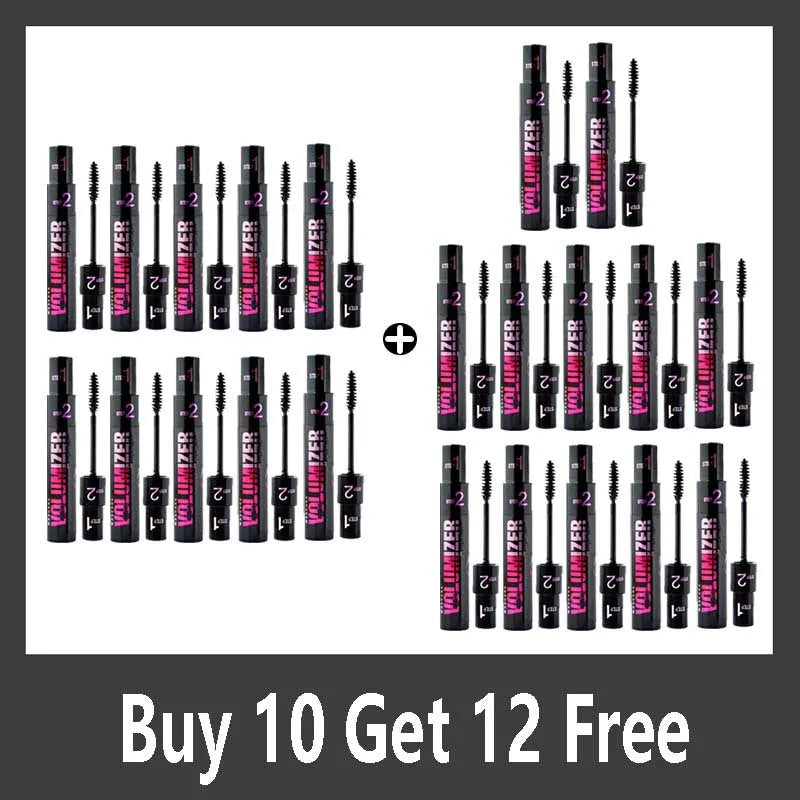 Mascara noir waterproof allongeant effet 4D extensions cils maquillage coréen