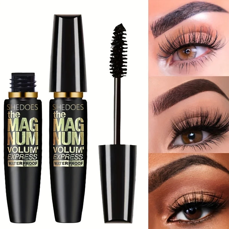 **« Mascara 4D noir – Épaississant, allongeant, recourbant et waterproof »**
