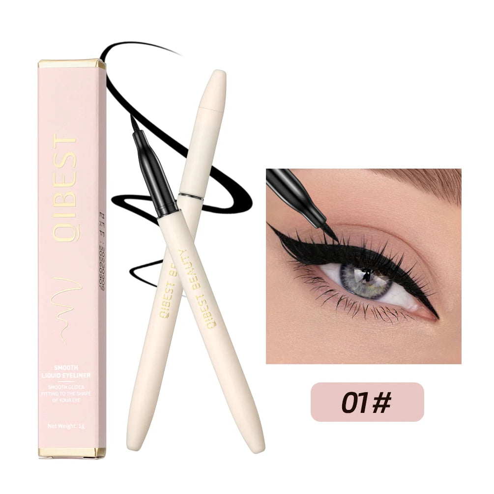 Eyeliner Liquide Noir 1 Pièce – Longue Tenue, Étanche, Crayon Yeux, Gel, Maquillage pour Femmes