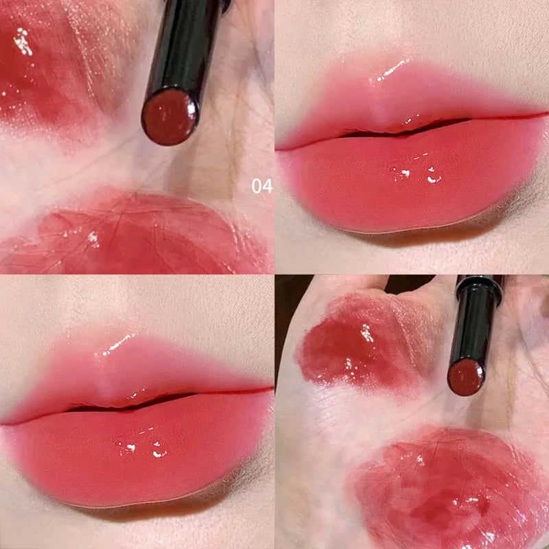 Rouge à lèvres miroir – Texture lisse et riche en pigments | Forme un film sans dessécher ni coller | Hydratant pour des lèvres pulpeuses et éclatantes