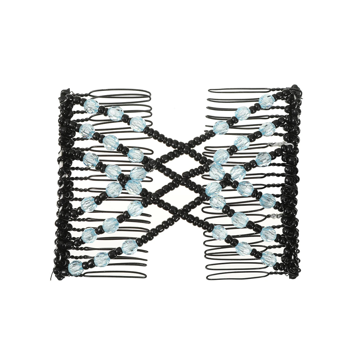 « Peigne Élastique Double Rang – Accessoire Cheveux Femme »