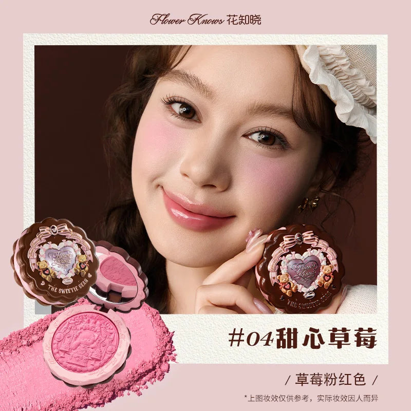 Blush en Poudre — Fini Satiné et Soyeux, Pour Joues, Contour et Highlight, Effet Naturel Mat pour le Visage