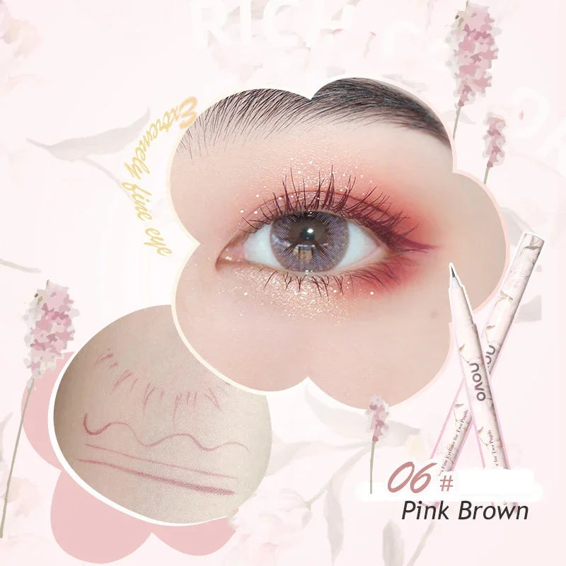 Crayon Eyeliner Gel Blanc – Doux, Haute Pigmentation, Longue Tenue, Étanche, Stylo Yeux, Outil Maquillage Éclaircissant