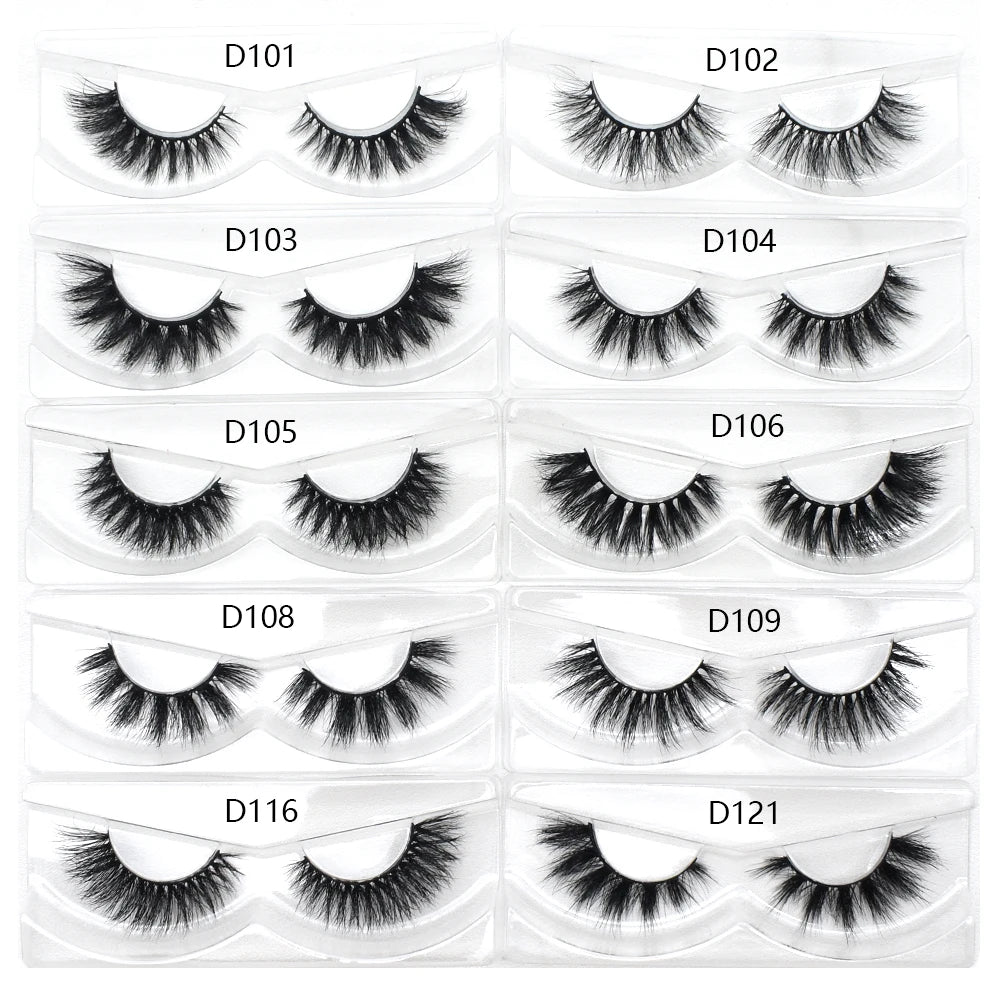 Cils en vison – Vente en gros pour les professionnels, faux cils volumineux, doux et légers – Extensions de cils naturels