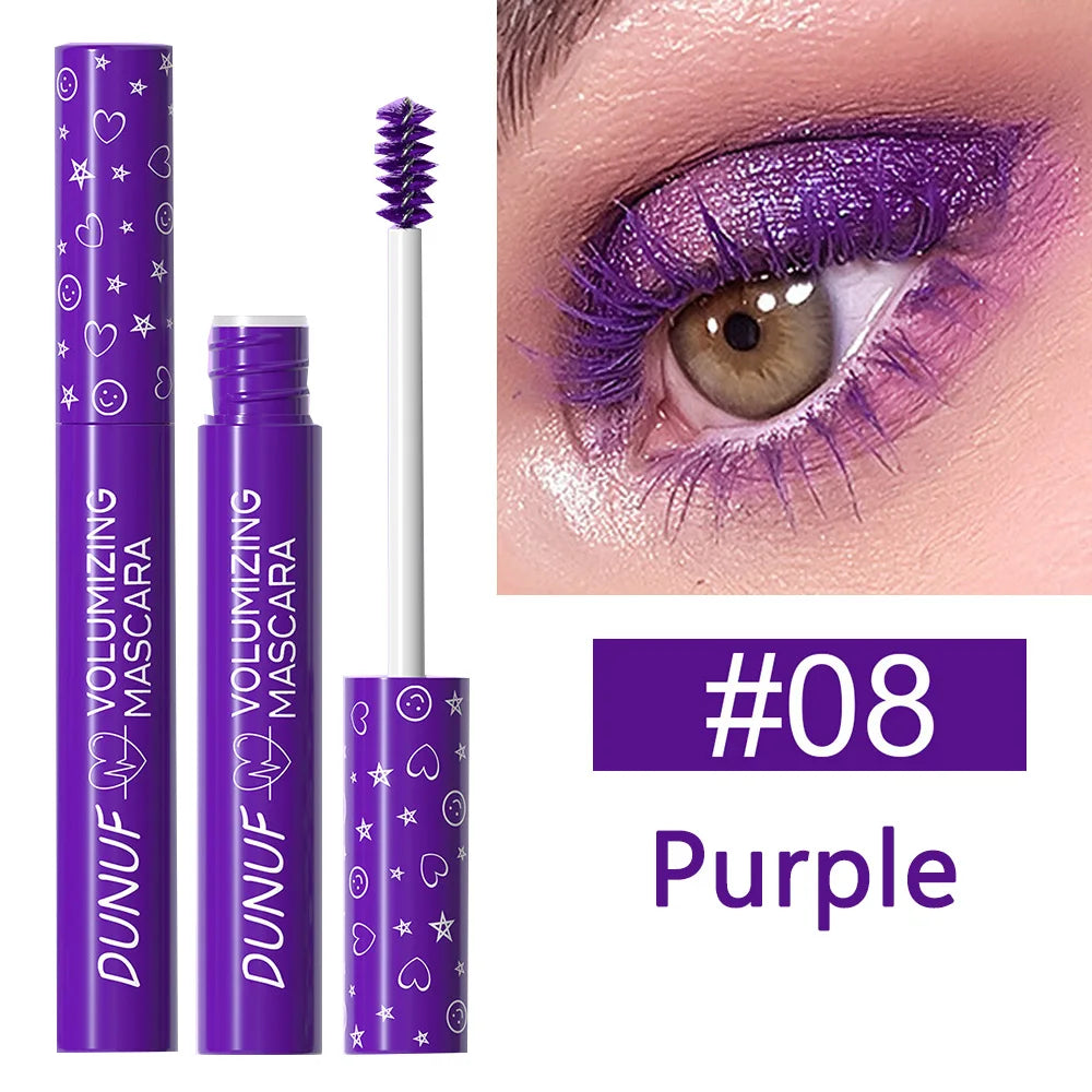 Mascara coloré recourbant waterproof séchage rapide