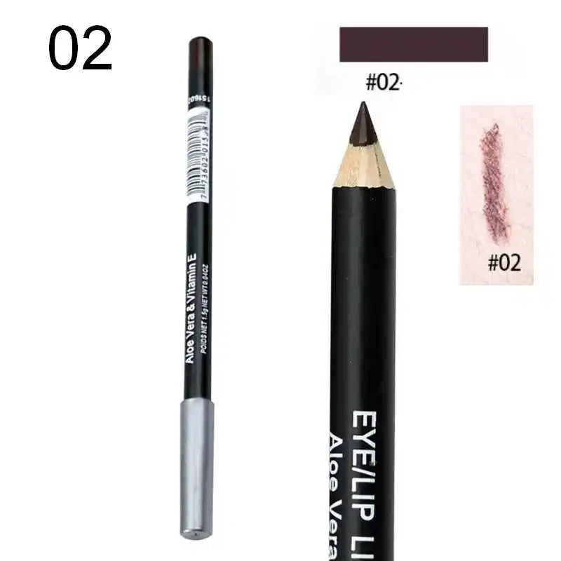 Crayon à sourcils Eyeliner noir et marron, maquillage professionnel à la mode, accessoires d'outils de beauté durables et imperméables