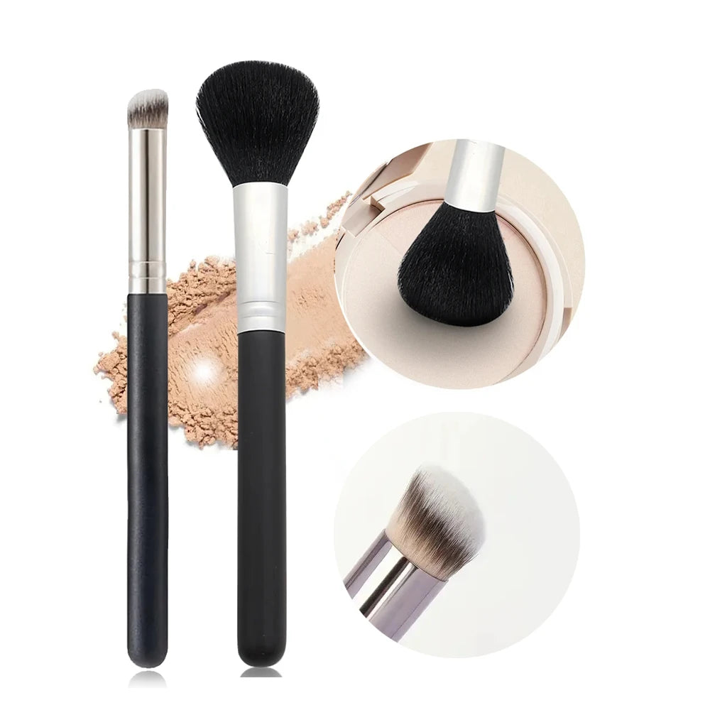 Pinceau correcteur de fond de teint, pinceaux de fard à joues de Contour Premium, impeccable sous les yeux, brosse de maquillage Dense pour le visage pour mélanger