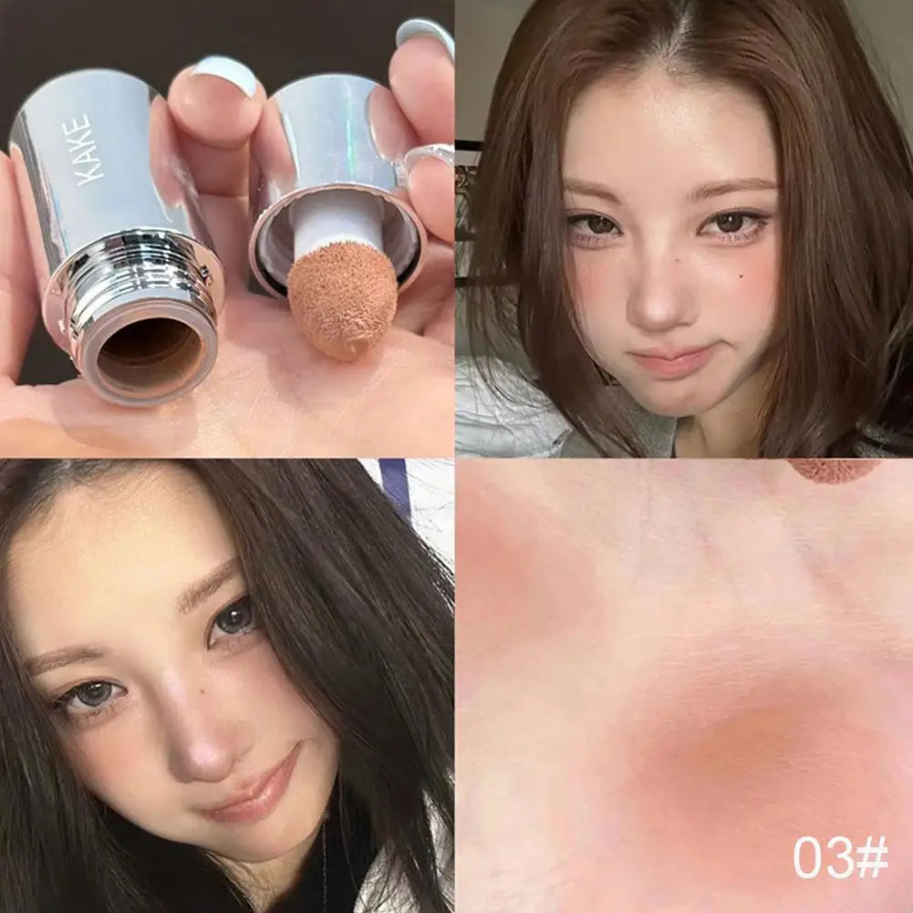 Blush Liquide Crème pour Joues — Longue Tenue, Teinte Naturelle, Texture Lisse, 4 Couleurs, Fini Velours Mat, Waterproof, Crème Blush pour Maquillage