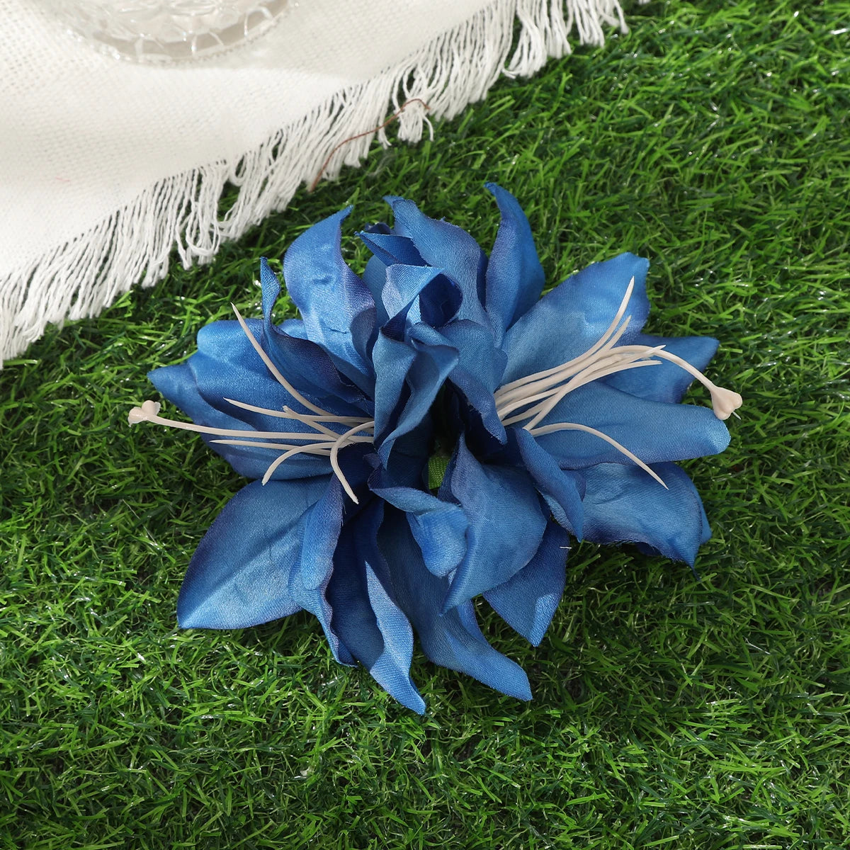 « Barrettes Femme – Fleurs Orchidée, Style Bohème »