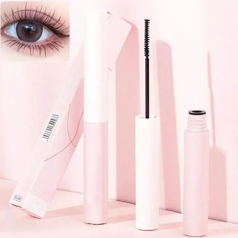 Mascara allongeant waterproof coréen – Cils soyeux et effet extension longue tenue | Couleur noire intense | Maquillage beauté pour femmes