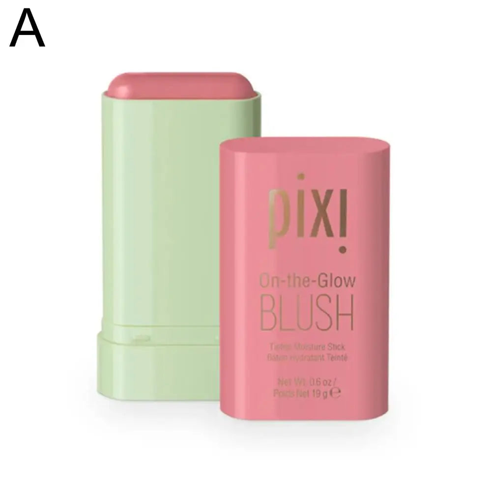 Blush stick nude naturel – Blush crème solide pour maquillage, soin de la peau et beauté