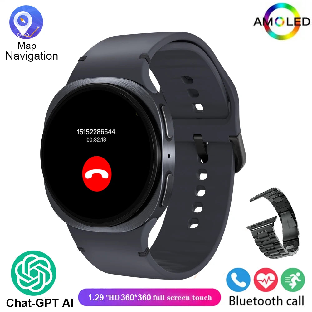 2025 nouvelles montres 8 Mini GPS piste montre intelligente pour hommes femmes santé Sport AMOLED fréquence cardiaque Bluetooth appel étanche Smartwatch