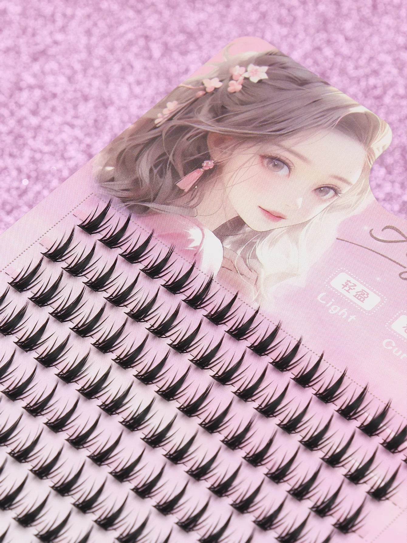 160 grappes de cils – Pour fête, travail ou réunion quotidienne, faux cils naturels – Cils DIY en grappes, Cat Eye 3D, cils en vison style manga