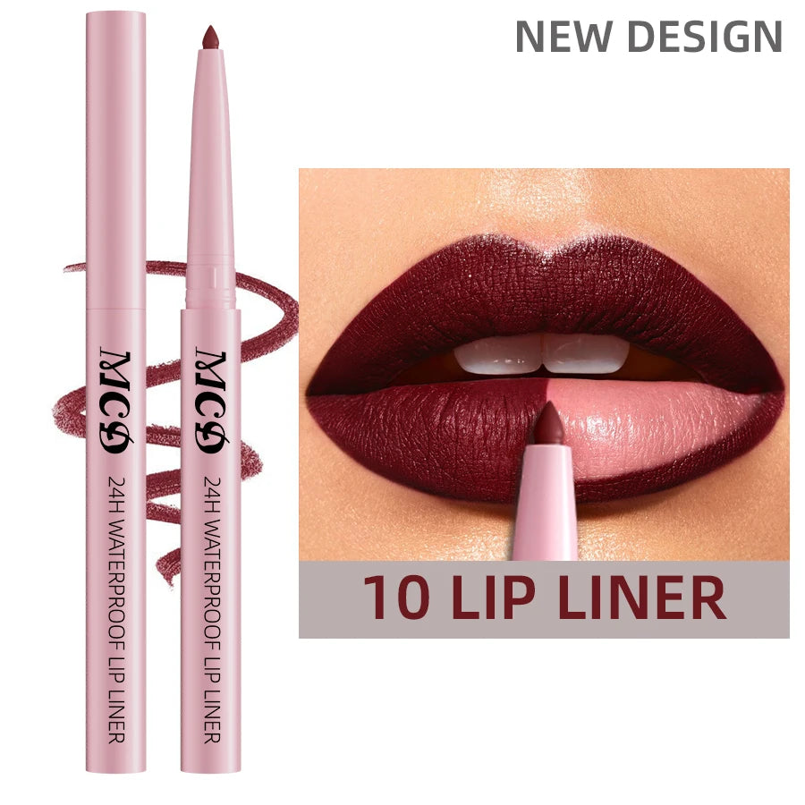 Crayon à lèvres mat waterproof – 1 pièce Définit et contourne parfaitement les lèvres. Teinte Sexy Red, couleur naturelle et intense. Texture hydratante, idéale pour un maquillage des lèvres longue tenue