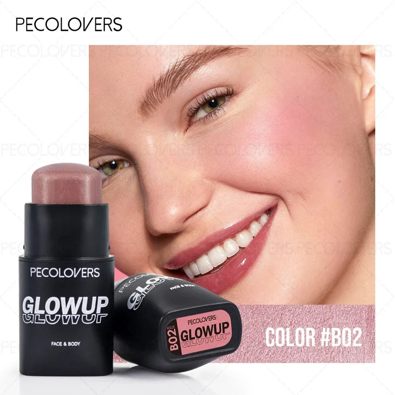 Stick Maquillage Multifonction — Blush pour le Visage, Choix de Couleurs Multiples, Waterproof et Résistant à la Transpiration, Cosmétiques pour le Visage