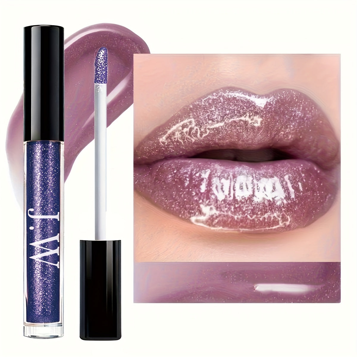 Multi-color Solid Highlight Lip Gloss - 6 Shades to Choose From, Dual-Use Lip Glaze/Eye Shadow Liquid, Women's Favorite Colors, Makeup Essential