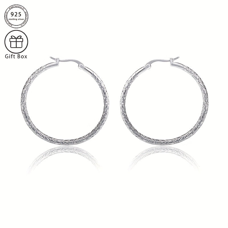 Boucles d’oreilles épi de blé dorées chic et luxueuses – en argent 925, design raffiné et minimaliste, bijou tendance pour femme, cadeau classique pour petite amie avec coffret élégant – parfait pour Noël ou la Saint-Valentin