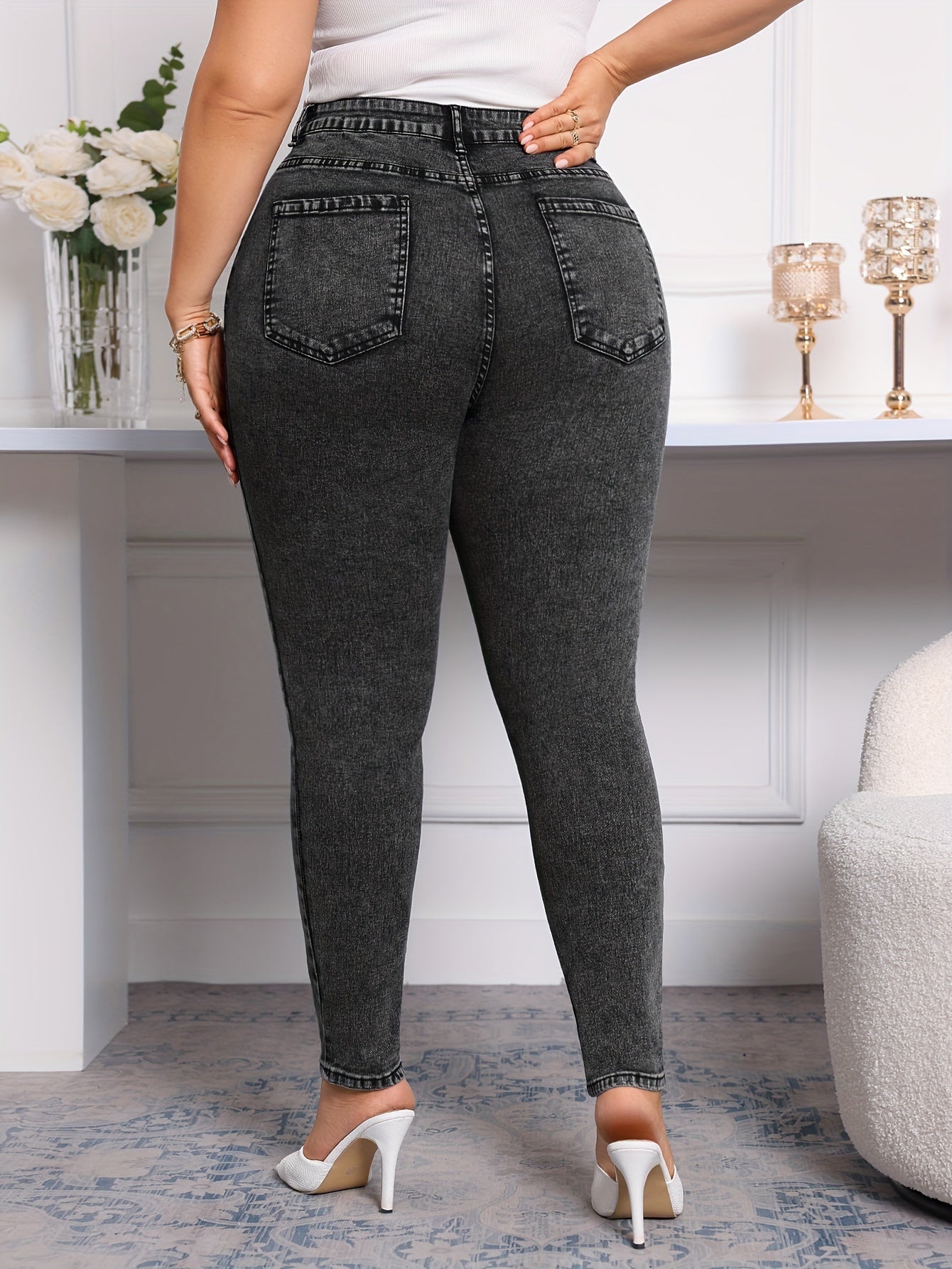 Jeans Femme Oversize Extensible