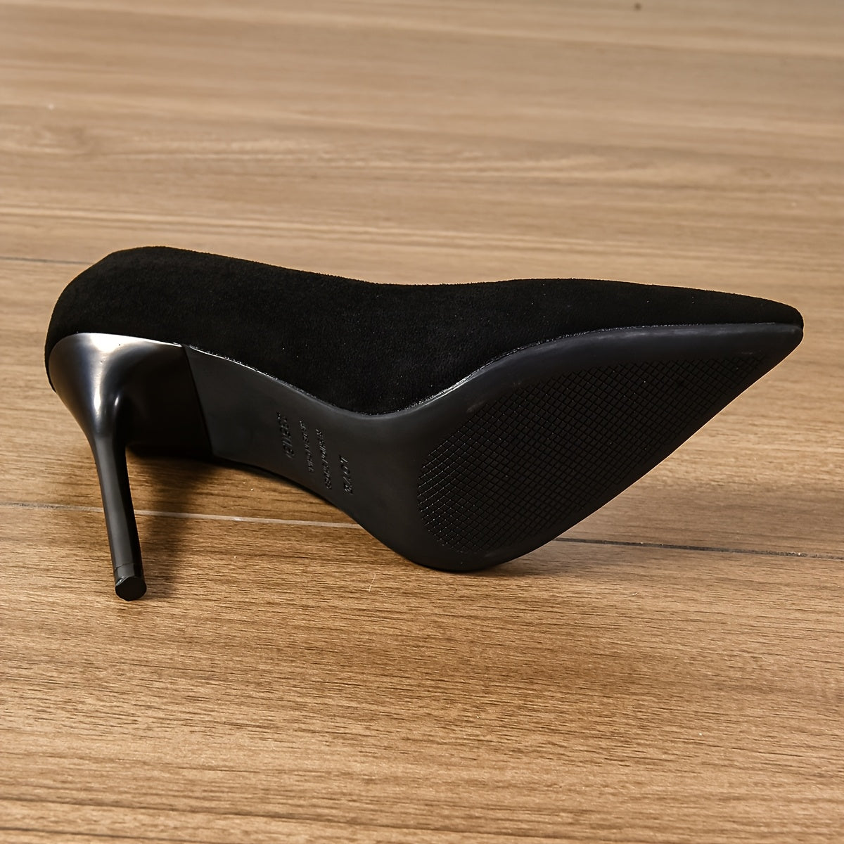 Escarpins Élégants Femme – Couleur Unie, Bout Pointu, Dessus en Tissu, Doublure Polyuréthane, Semelle TPR, Talon Ultra-Haut, Idéal Bureau et Tenue Fashion, Saison Printemps