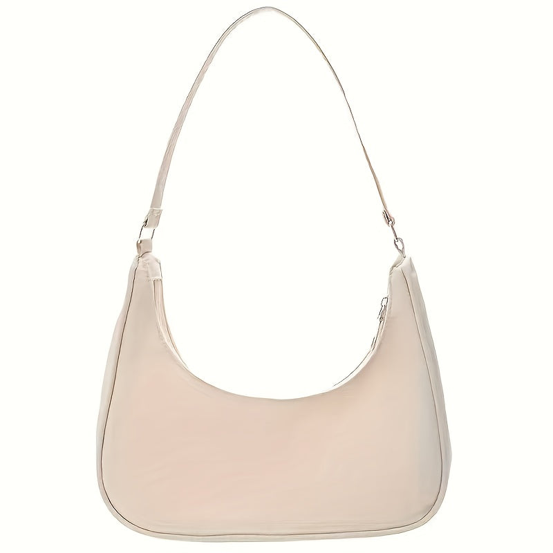 Sac à Main – Forme Ravioli, Bandoulière Ajustable, Fermeture Éclair, Nylon Léger, Design Minimaliste, Idéal Pour Occasions Décontractées et Formelles, Accessoire Quotidien, Tote Moderne et Stylé