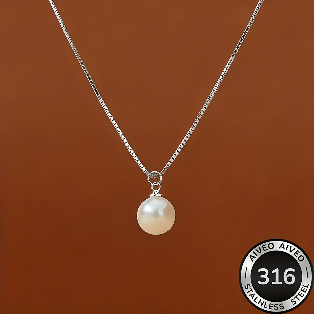 Collier Femme – Acier Inoxydable 316 Plaqué Or, Haute Qualité, Anti-Décoloration, Confortable et Polyvalent, Design Simple et Élégant, Bijou Tendance pour Quotidien et Soirées, Cadeau Raffiné pour Femme