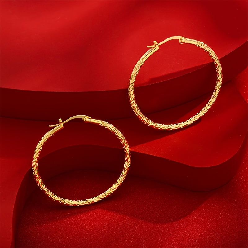 Boucles d’oreilles épi de blé dorées chic et luxueuses – en argent 925, design raffiné et minimaliste, bijou tendance pour femme, cadeau classique pour petite amie avec coffret élégant – parfait pour Noël ou la Saint-Valentin