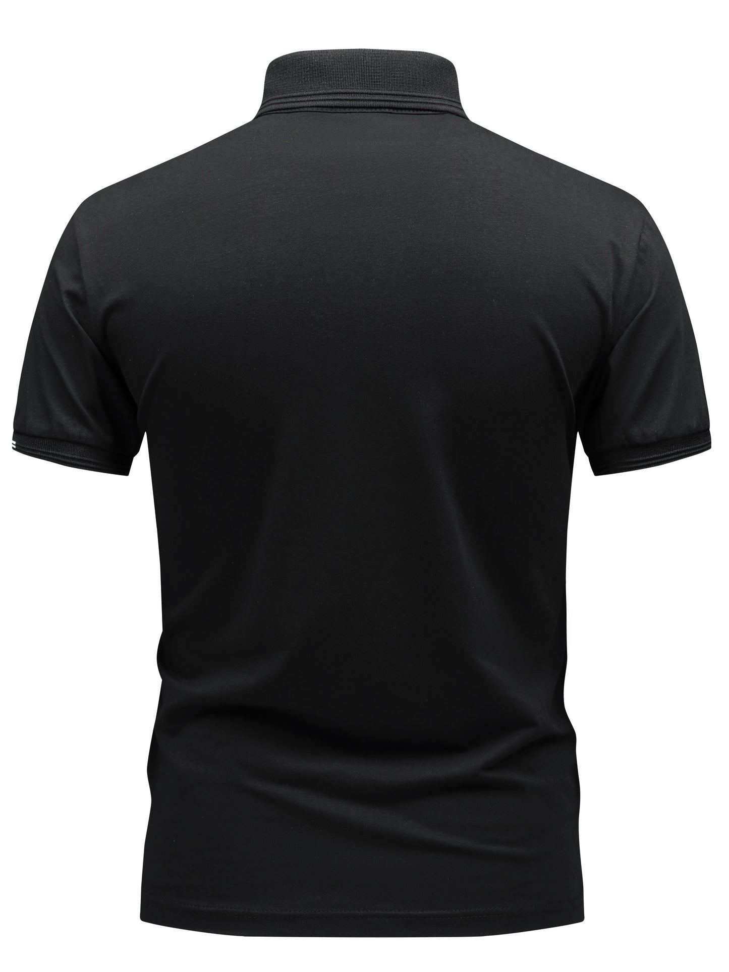 Men's Lightweight Business Casual Shirt - Breathable, Stretch Fabric Blend with Button Detail, Short Sleeve, Solid Color