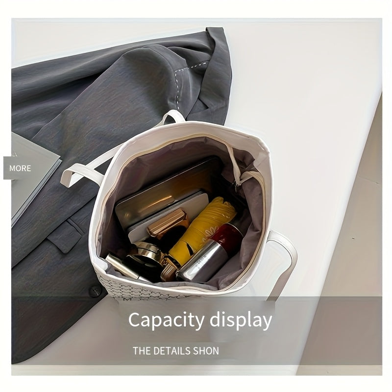 Sac Cabas et Bandoulière Femme Fait Main – Grande Capacité, Élégant, Couleurs : Rose / Marron, Quincaillerie Dorée et Fermeture Éclair