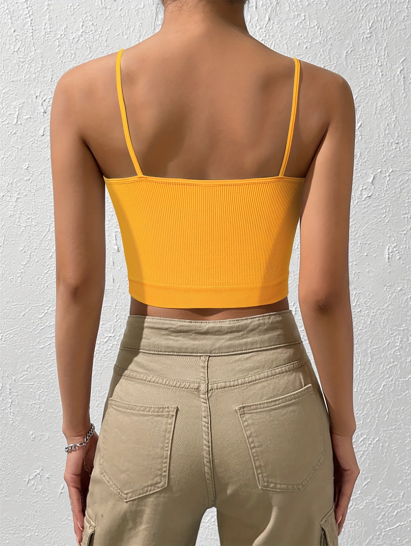 Lot de 8 Brassières et Débardeurs Femme Sans Couture Rayés