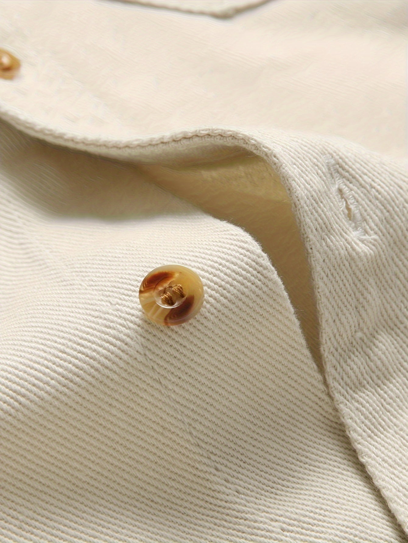 Men's Fashion Street Style Color Block Denim Shirt, Men's Stylish Comfy Denim Shirt For Spring & Autumn Wear