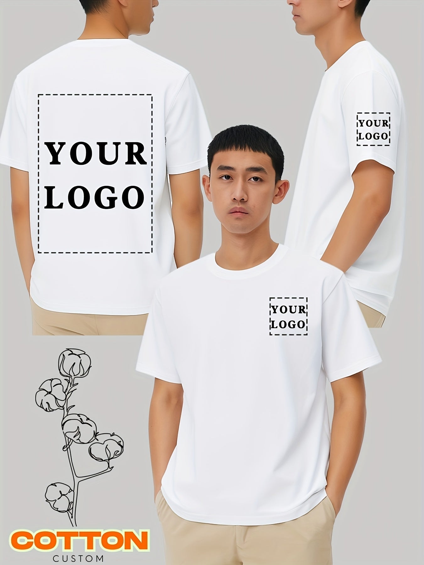 You Can Find Personalized Short-Sleeved T-Shirts Made from 100% Pure in a Range of Colors Including Burgundy, Navy, Black, White, Gray, And Purple. These Shirts Are Ideal for Casual Events, Strolls, Festivals, And Make Great