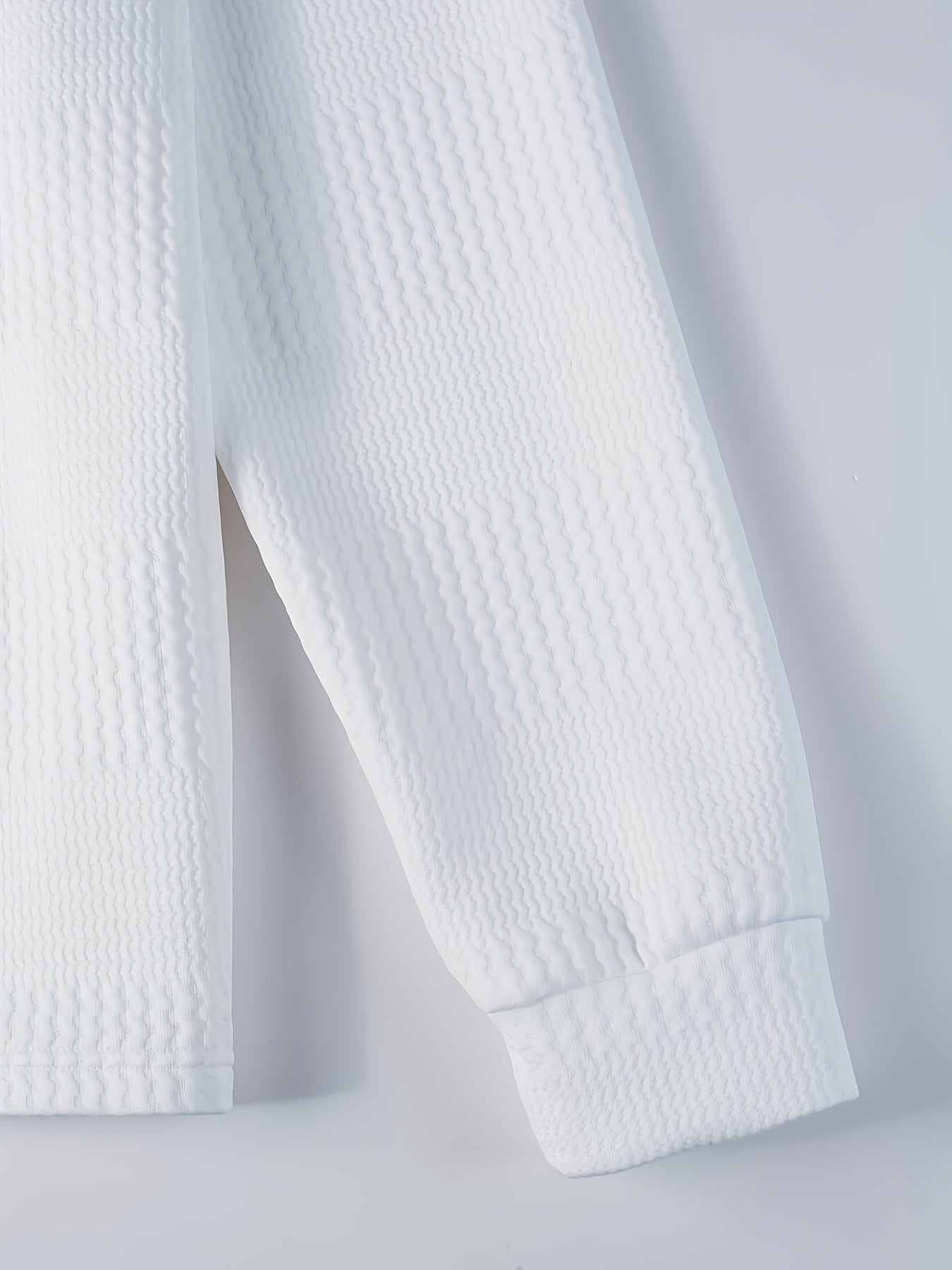 Men's Fashion  Shirt - Long Sleeve, Jacquard Fabric, Vertical Rib Detail, Casual Fitness Style, 100% Polyester, Ideal for Spring and Autumn