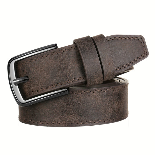 Ceinture Homme Large avec Boucle en Alliage – Pour Jeans et Pantalons, Style Simple et Tendance, Ceinture Sportive Décontractée pour Usage Quotidien