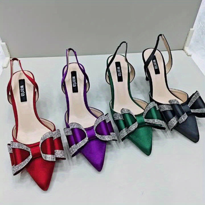 Sandales Femme Élégantes à Talons Fins – Décoration à Nœud Multicouche, Style Doux et Raffiné