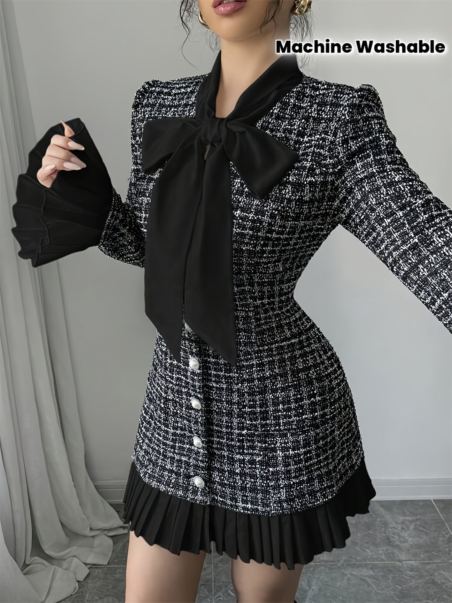 2025 New Spring/Autumn Fashion Elegant Waist-Defining Dress for Women