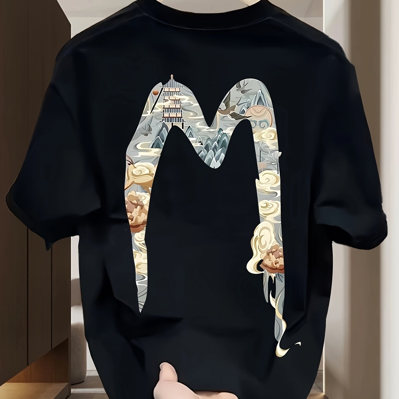 Men'S Heavyweight T-Shirt - Loose Fit Casual Summer Tee with Heart Graphic, Round Neck Short Sleeve Shirt for Everyday & Formal Wear - Breathable Everyday Essential for Valentine's, Father'S Day, Chinese New Year - Ideal Gift