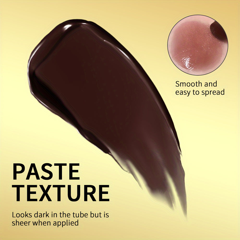 Baume Teinté Noir Miel, Hydratant, Soin des Lèvres, Couvrance Modulable, Beige Sensible