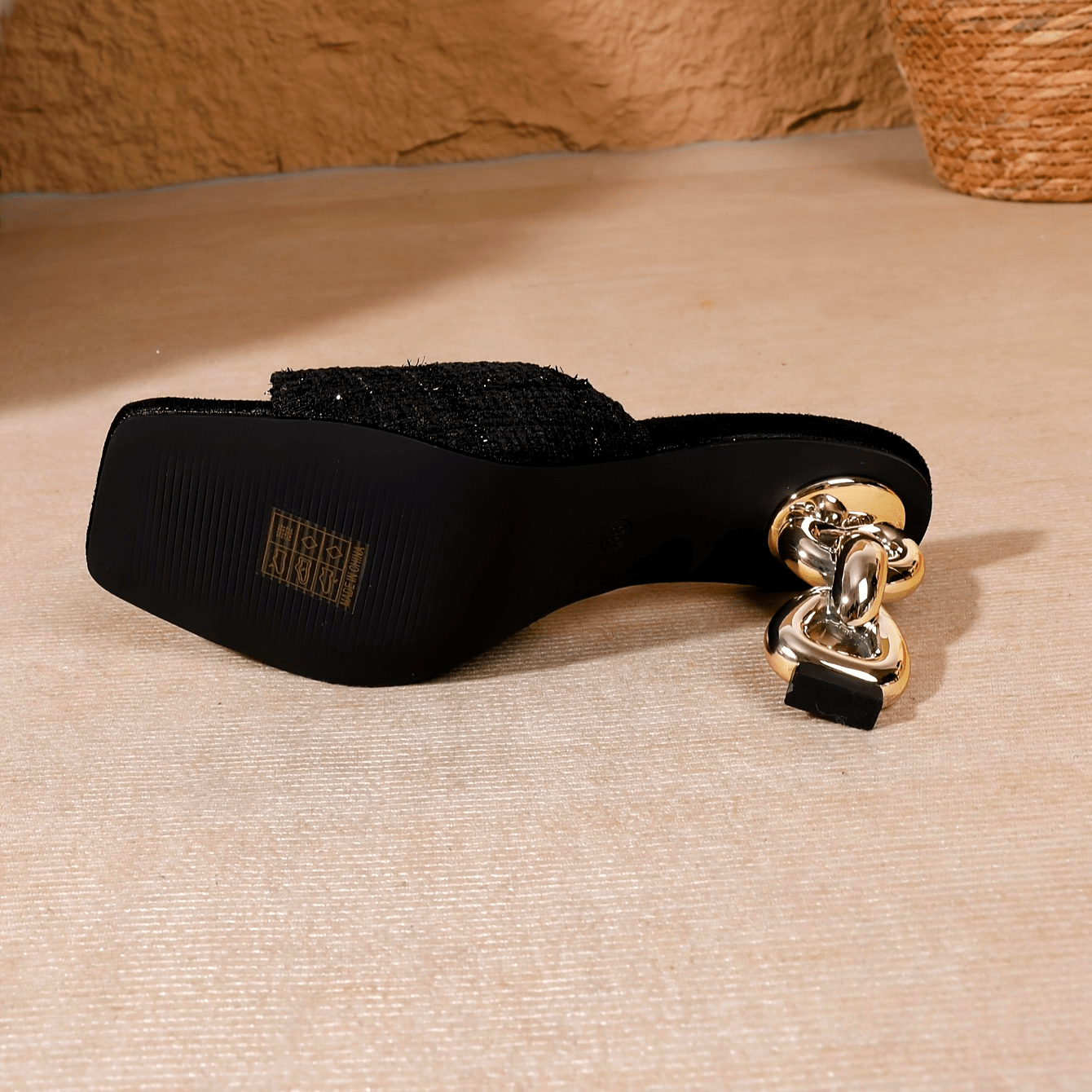 Escarpins Élégants à Talons Aiguilles pour Femme – Champagne, Dentelle, Bout Ouvert, Bride à la Cheville, Talons Ultra-Hauts, Enfilage Facile, Polyvalents Toutes Saisons