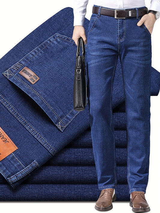 Jean Homme Grande Taille – Confortable et Stylé, Style Business, Toutes Saisons